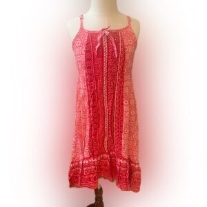 Route 66 Red and Pink Kids Dress